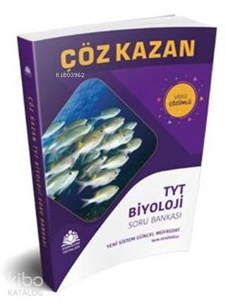  Çöz Kazan TYT Biyoloji Soru Bankası Video Çözümlü | Çöz Kazan TYT Biyoloji Soru Bankası Video Çözümlü | Tarık Feyzioğlu | Çöz Kazan Yayınları (Hazırlık) | 9786056827983 