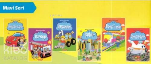  Aktiviteli Boyama Kitabı Mavi Seti (6 Kitap Takım) | Aktiviteli Boyama Kitabı Mavi Seti (6 Kitap Takım) | Kolektif | Süleyman Özkonuk | Yumurcak Yayınları | 9789752744196 