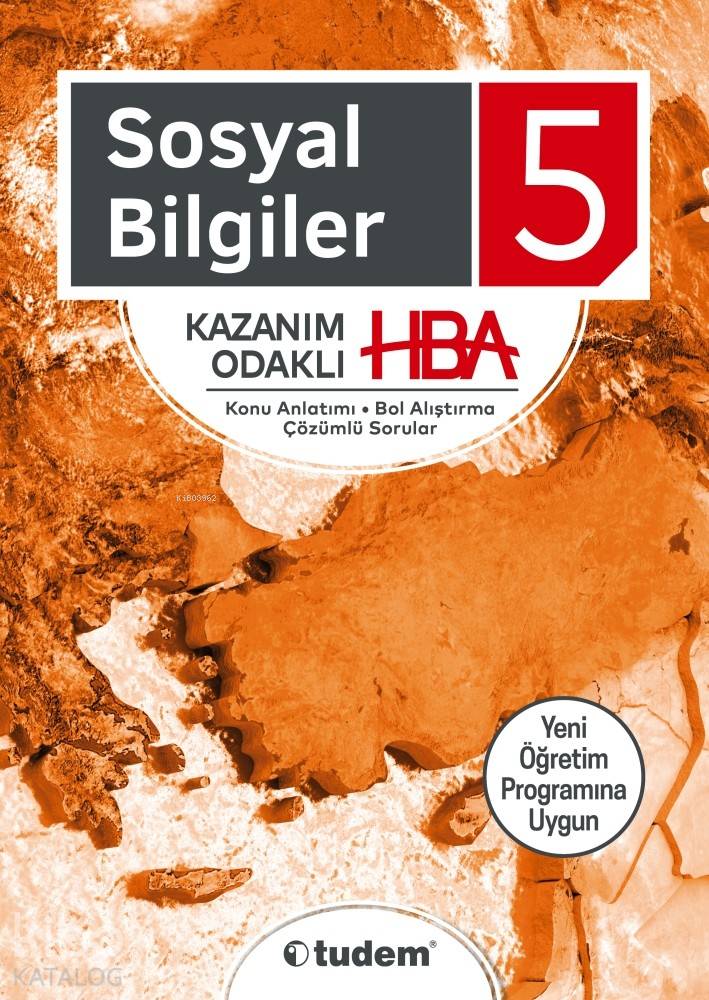 Tudem Yayınları 5. Sınıf Sosyal Bilgiler Kazanım Odaklı HBA Tudem 