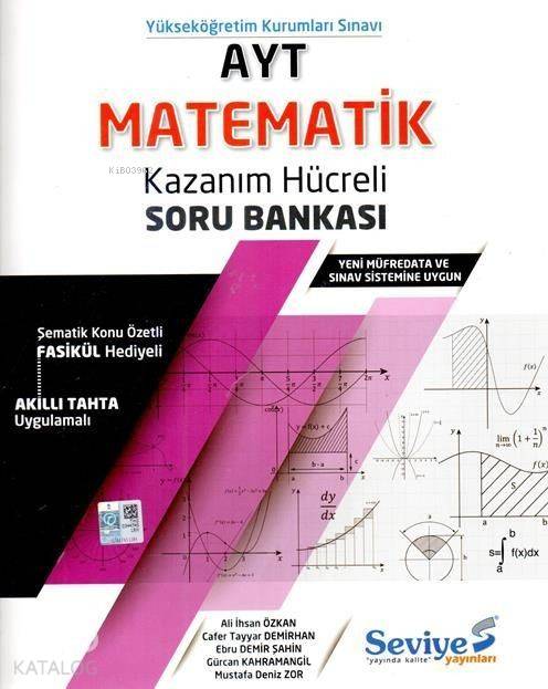 Seviye Yayınları AYT Matematik Kazanım Hücreli Soru Bankası Seviye 