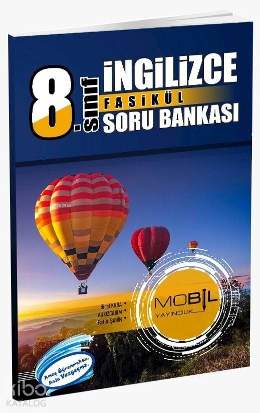 Mobil Yayınları 8. Sınıf LGS İngilizce Fasikül Soru Bankası Mobil 