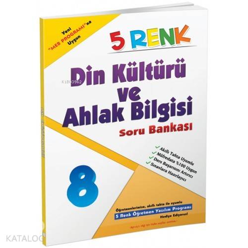 5 Renk Yayınları 8. Sınıf LGS Din Kültürü ve Ahlak Bilgisi Soru Bankası 5 Renk 