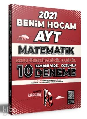 2021 AYT Matematik Konu Özetli Fasikül Fasikül Tamamı Video Çözümlü 10 Deneme Sınavı