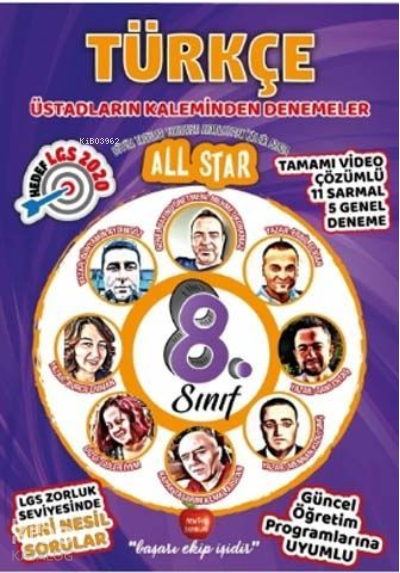 Newton - 8. Sınıf All Star Türkçe 16 Deneme