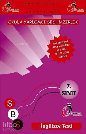 7. Sınıf SBS Hazırlık-Okula Yardımcı İngilizce Testi