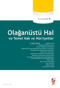  Olağanüstü Hal ve Temel Hak ve Hürriyetler | Cemil Çelik | Seçkin Yayıncılık | 9789750213304 | 
