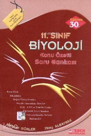 Esen Yayınları 11. Sınıf Biyoloji Konu Özetli Soru Bankası Esen 