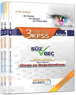 3 Adımda KPSS Ölçme ve Değerlendirme Konu Anlatımlı Soru Bankası; Efor Deneme Kitabı