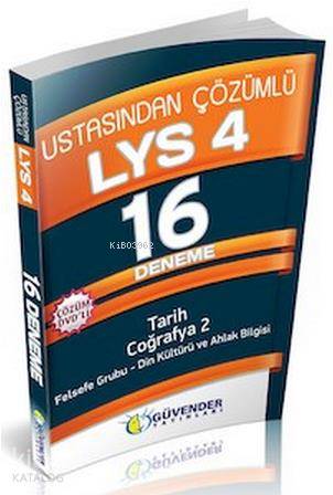 LYS - 4 16 Deneme Tarih-Coğrafya 2-Felsefe Grubu-Din Kültürü