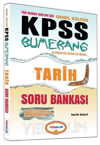 KPSS Genel Kültür Bumerang Tarih Soru Bankası; Tüm Memur Adayları İçin