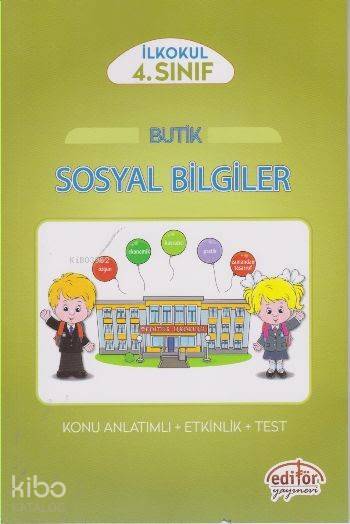4. Sınıf Butik Sosyal Bilgiler; Konu Anlatımlı - Etkinlik - Test