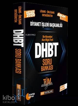  2020 DHBT Ahkam Serisi Tüm Adaylar Soru Bankası | Kolektif | DDY Yayınları | 9786059836845 | 