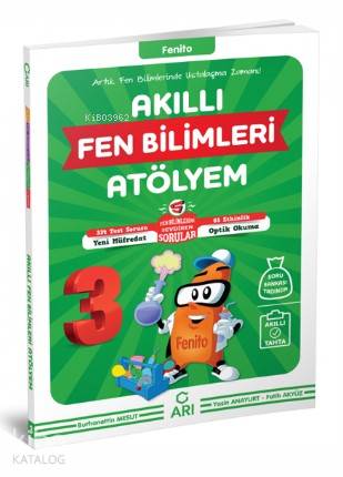 Arı Yayınları 3. Sınıf Fenito Akıllı Fen Bilimleri Atölyem Arı 