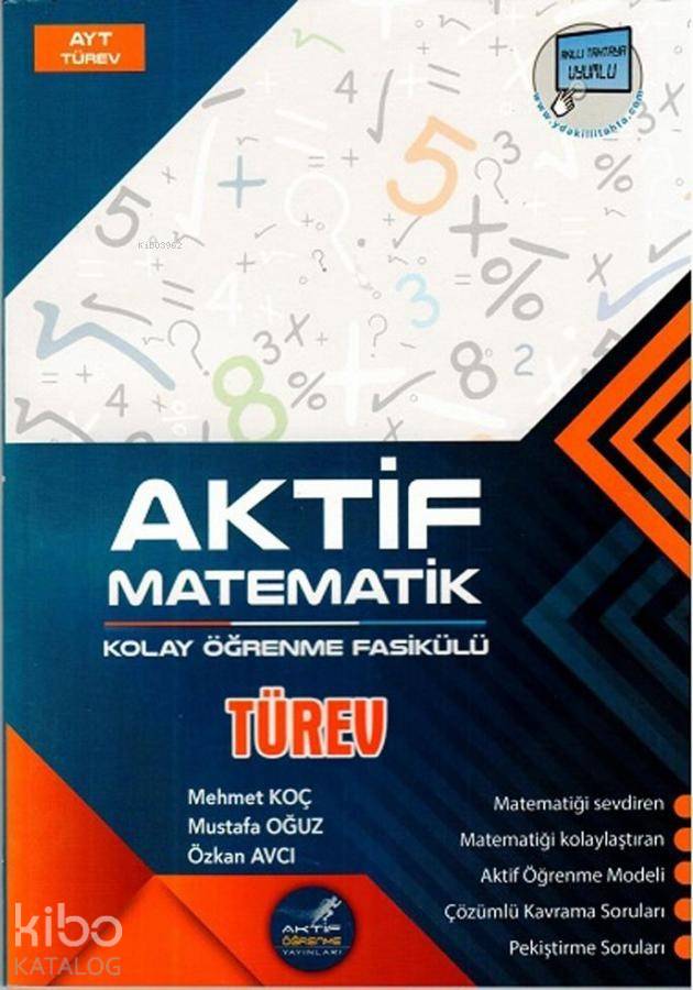 Aktif Öğrenme Yayınları AYT Türev Kolay Öğrenme Fasikülü Aktif Öğrenme 