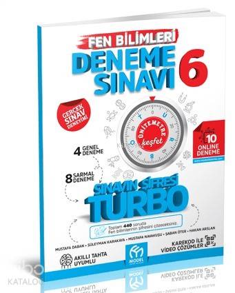 Model Eğitim Yayınları 6. Sınıf Fen Bilimleri Turbo Deneme Sınavı Model Eğitim 
