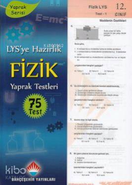 12.Sınıf YGS-LYS Fizik Yaprak Test; Yaprak Serisi - 75 Test