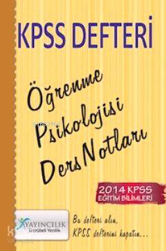 KPSS Defteri Öğrenme Psikolojisi Ders Notları