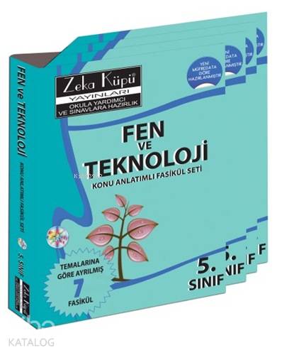 5. Sınıf Fen Bilgisi Konu Anlatımlı Soru Bankası; Temalarına Göre Ayrılmış 7 Fasikül