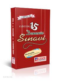 KPSS-A Muhasebe 15' li Deneme; Deneme Sınavı Kitabı
