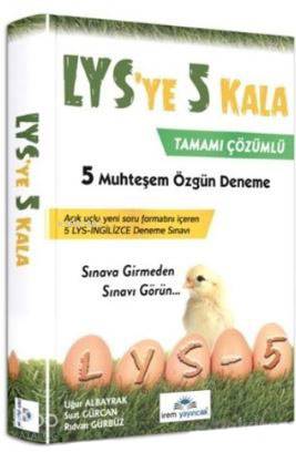 LYS'ye 5 Kala Tamamı Çözümlü 5 Deneme Sınavı