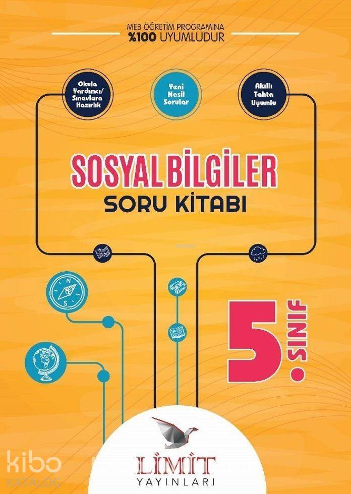 Limit Yayınları 5. Sınıf Sosyal Bilgiler Soru Kitabı Limit 