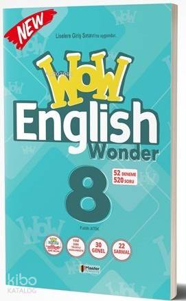 Master Publishing Yayınları 8. Sınıf LGS Wow English Wonder Deneme Master Publishing