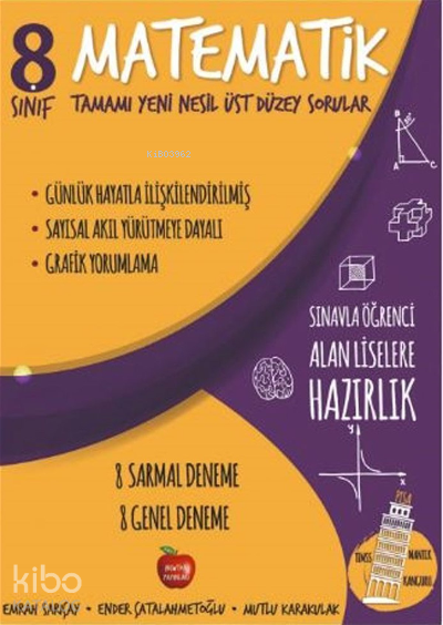 Newton - 8.Sınıf Matematik  Deneme Yeni Nesil Üst Düzey