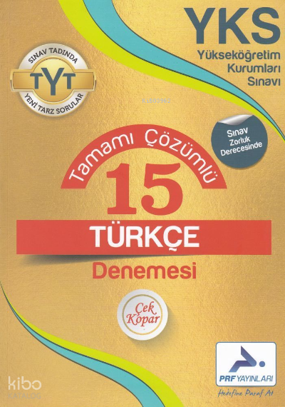 Paraf Yks Tükçe 15Li Deneme