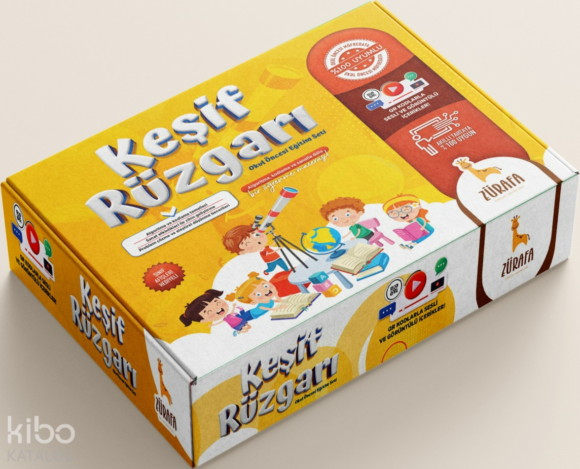 Keşif Rüzgarı Okul Öncesi Eğitim Seti - Kolektif - 9786259893273 - Kit