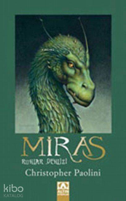  Miras Ruhlar Dehlizi | Miras Ruhlar Dehlizi | Christopher Paolini | Seda Hauser | Altın Kitaplar | 9789752115309 