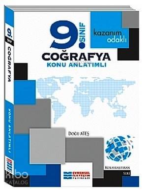  9 Sınıf Coğrafya Konu Anlatımlı Kazanım Odaklı Kolaylaştıran Seri | 9 Sınıf Coğrafya Konu Anlatımlı Kazanım Odaklı Kolaylaştıran Seri | Doğu Ateş | Evrensel İletişim Yayınları (Hazırlık) | 9786055247188 