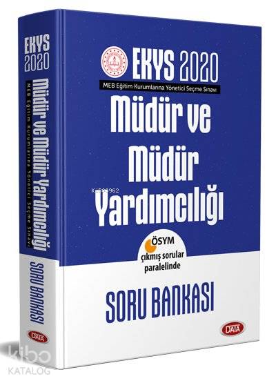 Data Yayınları 2020 EKYS MEB Müdür ve Müdür Yardımcılığı Soru Bankası