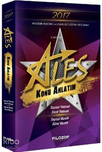 2017 Ales Sayısal Sözel Yetenek Konu Anlatım