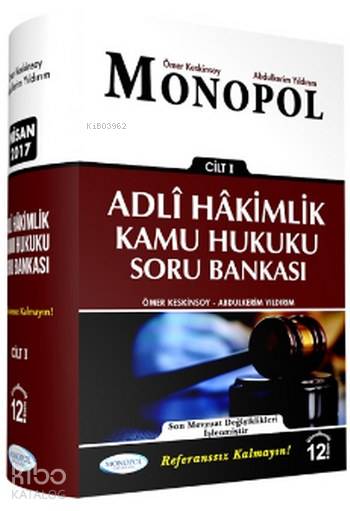 Adli Hakimlik Açıklamalı Kamu Hukuku Soru Bankası