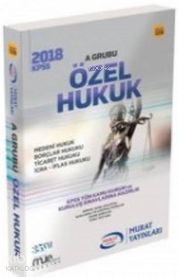 2018 KPSS A Grubu Özel Hukuk