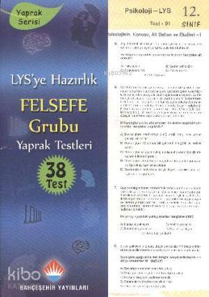 12. Sınıf YGS-LYS Felsefe Grubu Yaprak Testleri