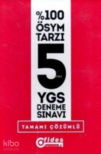 YGS %100 ÖSYM Tarzı 5 Deneme Sınavı