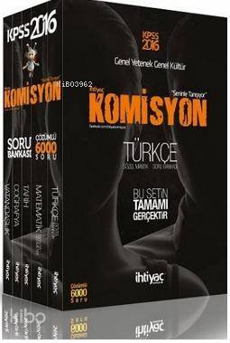 KPSS Genel Yetenek Genel Kültür Komisyon Modüler Soru Bankası Seti 2016