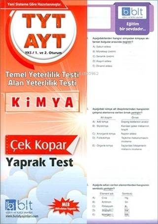 TYT AYT Kimya Yaprak Test