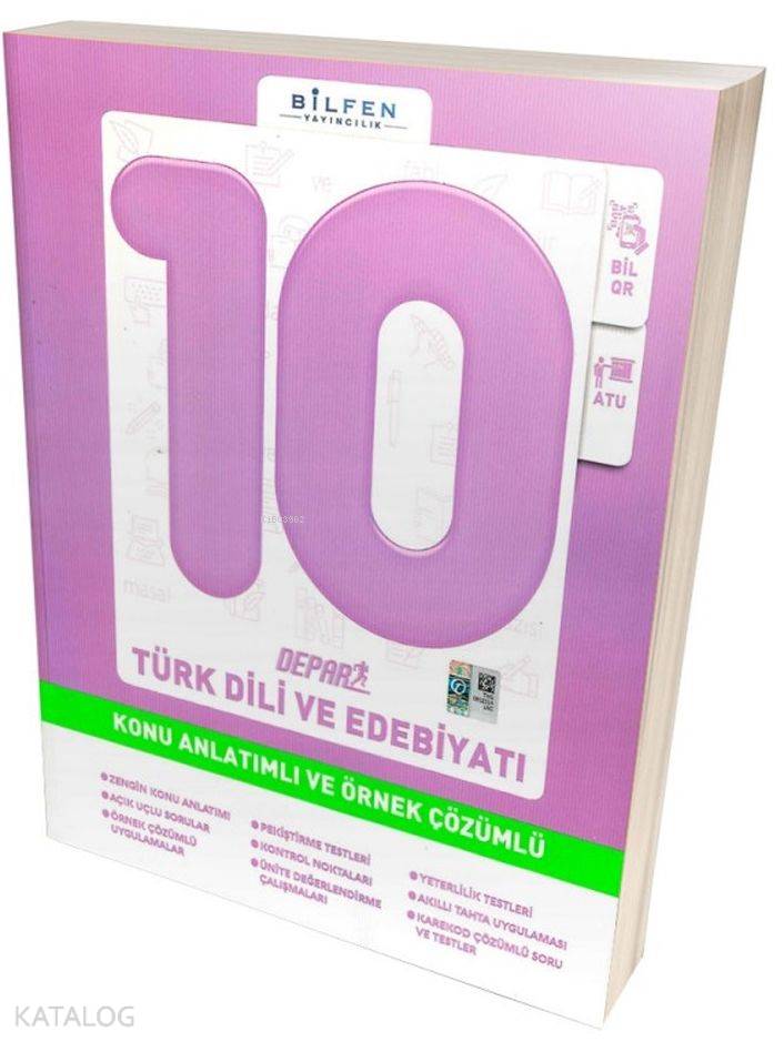 Bilfen Yayınları 10. Sınıf Türk Dili ve Edebiyatı Depar Konu Anlatımlı ve Örnek Çözümlü