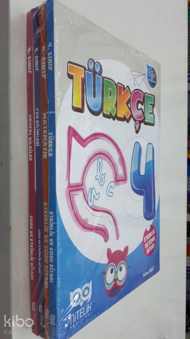 Nitelik Yayınları 4. Sınıf Türkçe Matematik Fen Bilimleri Sosyal Bilgiler Soru Kitabı Seti Nitelik 