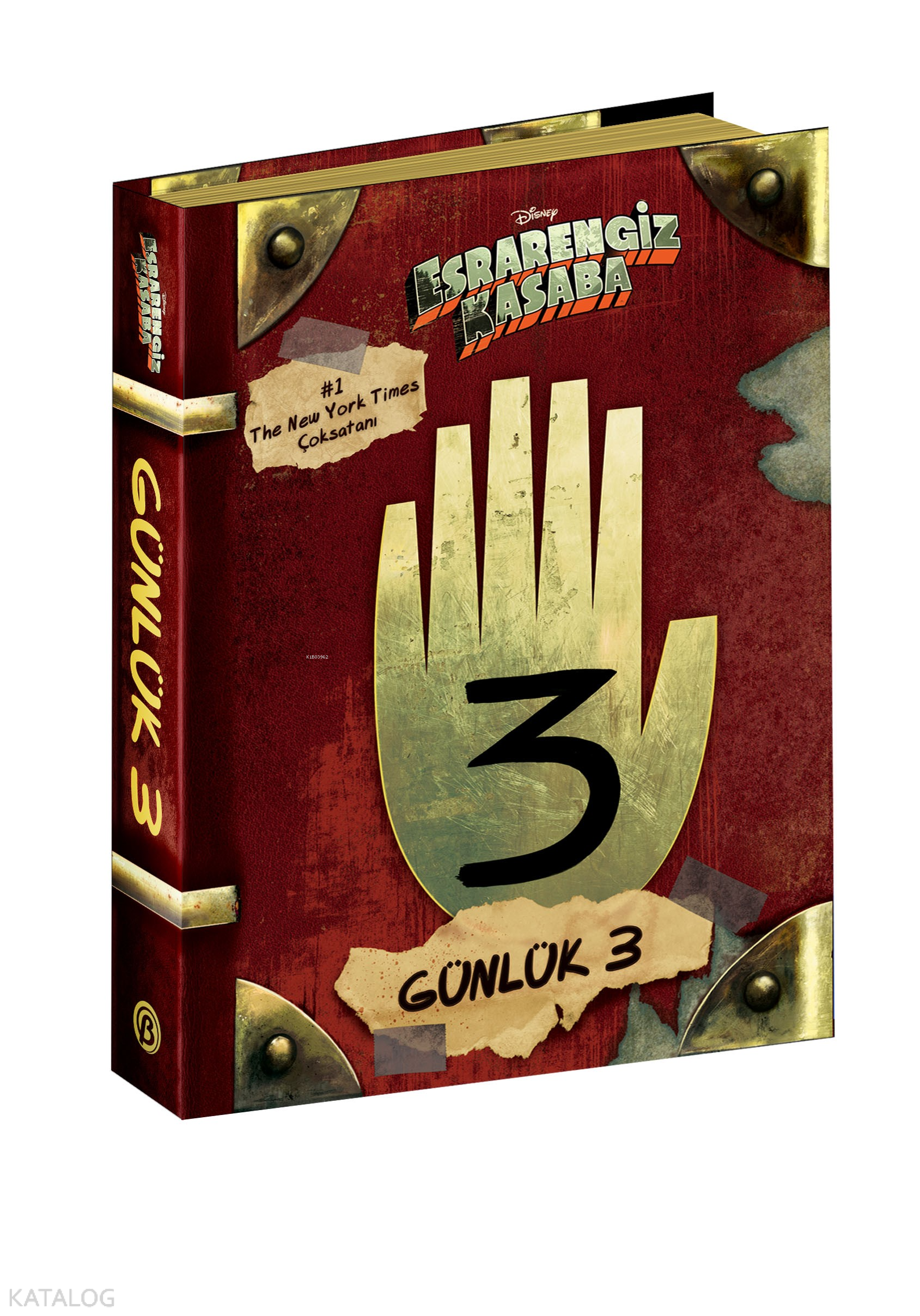  Disney Esrarengiz Kasaba Günlük 3 | Derya Dinç | Nihan Alak | Alex Hirsch | Nur Baylav | Beta Kids | 9786052425176 | 