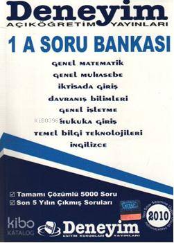 1 A Soru Bankası; Tamamı Çözümlü 5000 Soru-Son 5 Yılın Çıkmış Soruları