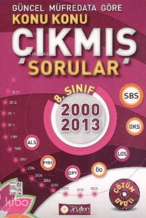 8. Sınıf Konu Konu Çıkmış Sorular 2000 - 2013