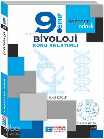 9. Sınıf Biyoloji Konu Anlatımlı; Kazanım Odaklı - Kolaylaştıran Seri