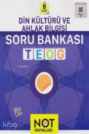 8. Sınıf TEOG Din Kültürü ve Ahlak Bilgisi Soru Bankası