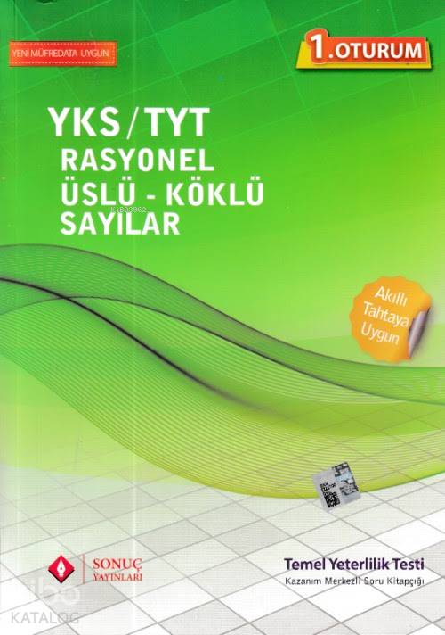 YKS-TYT 1. Oturum Rasyonel Üslü Köklü Sayılar