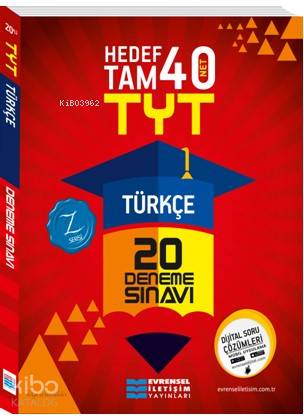 TYT 1. Oturum Türkçe Video Çözümlü 20 li Deneme Sınavı Evrensel İletişim Yayınları;