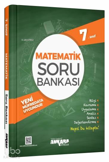 Ankara Yayınları 7. Sınıf Matematik Soru Bankası Ankara
