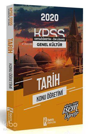 İsem Yayınları 2020 KPSS Ortaöğretim Ön Lisans Tarih Konu Anlatımlı